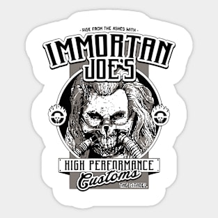 Immortan Joe's Customs Sticker